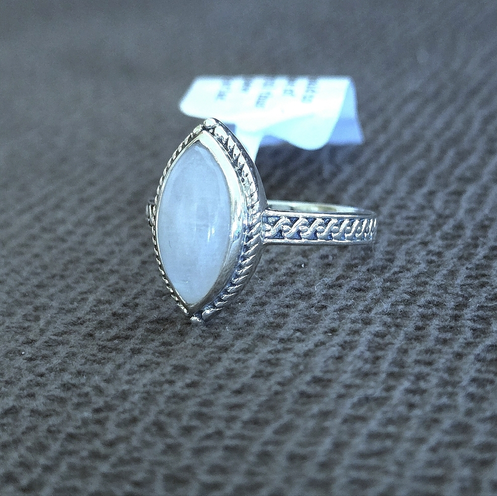 Shivam Rainbow🌈 Moonstone🌙 Marquise Ring💍 - NWT - Picture 4 of 16